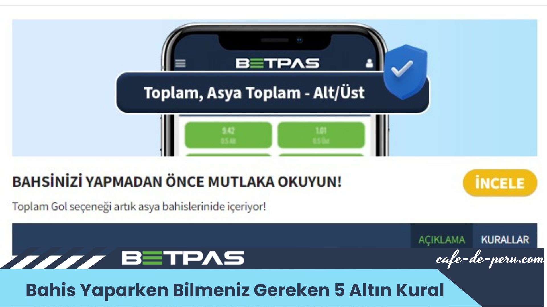 Bahis Yaparken Bilmeniz Gereken 5 Altın Kural