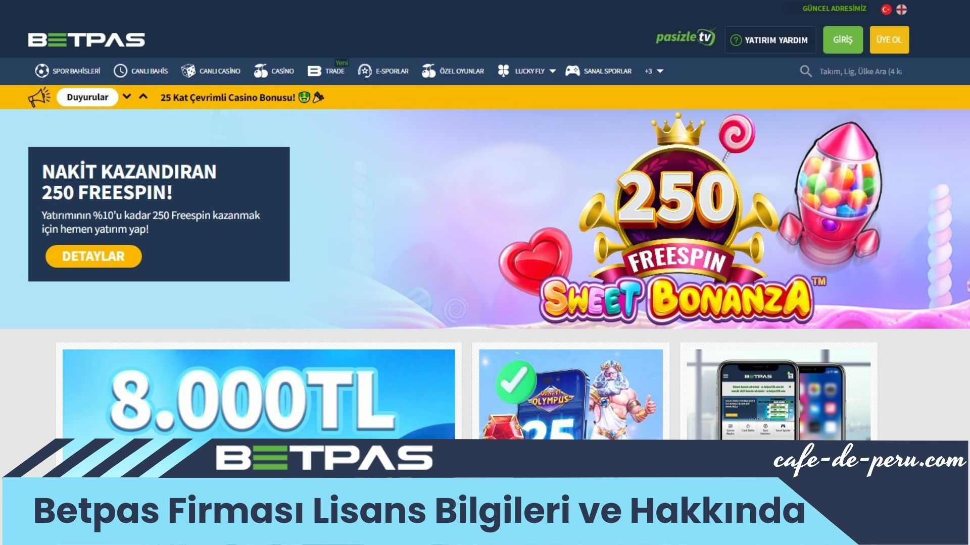 Betpas Firması Lisans Bilgileri ve Hakkında