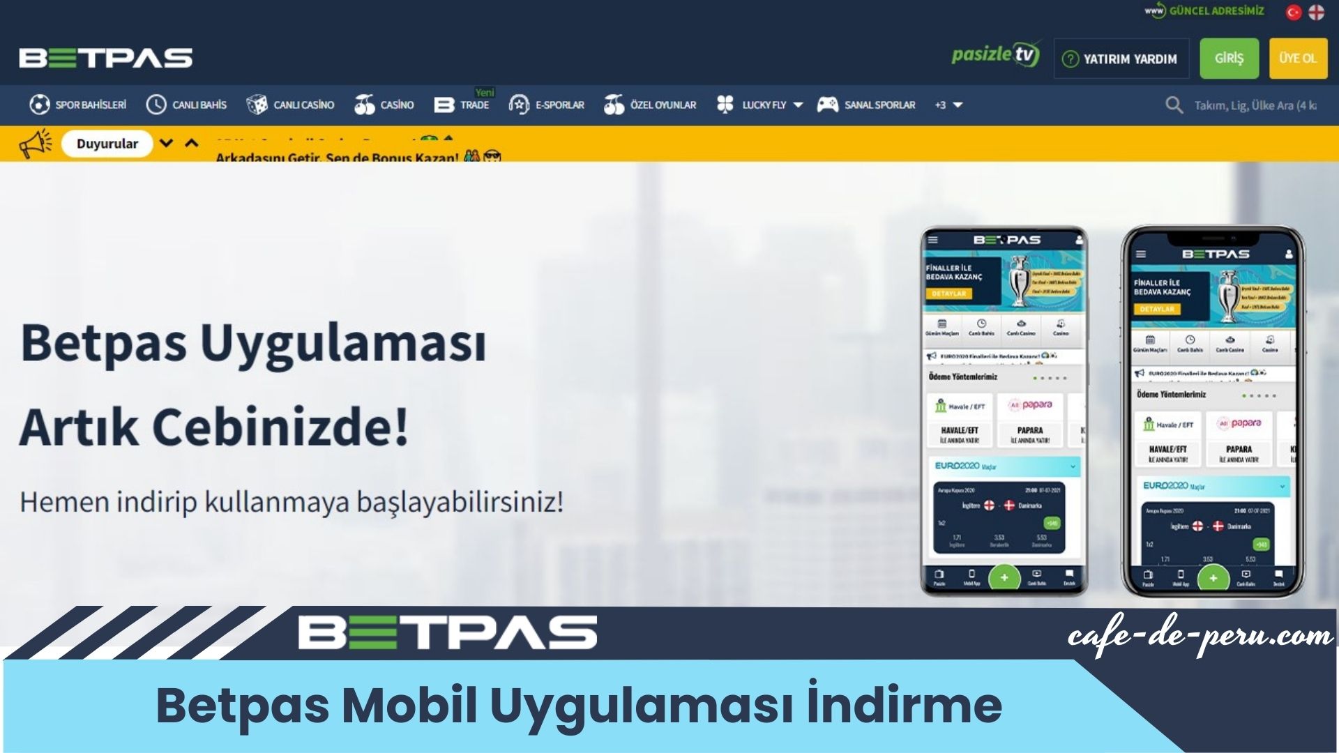 Betpas Mobil Uygulaması İndirme