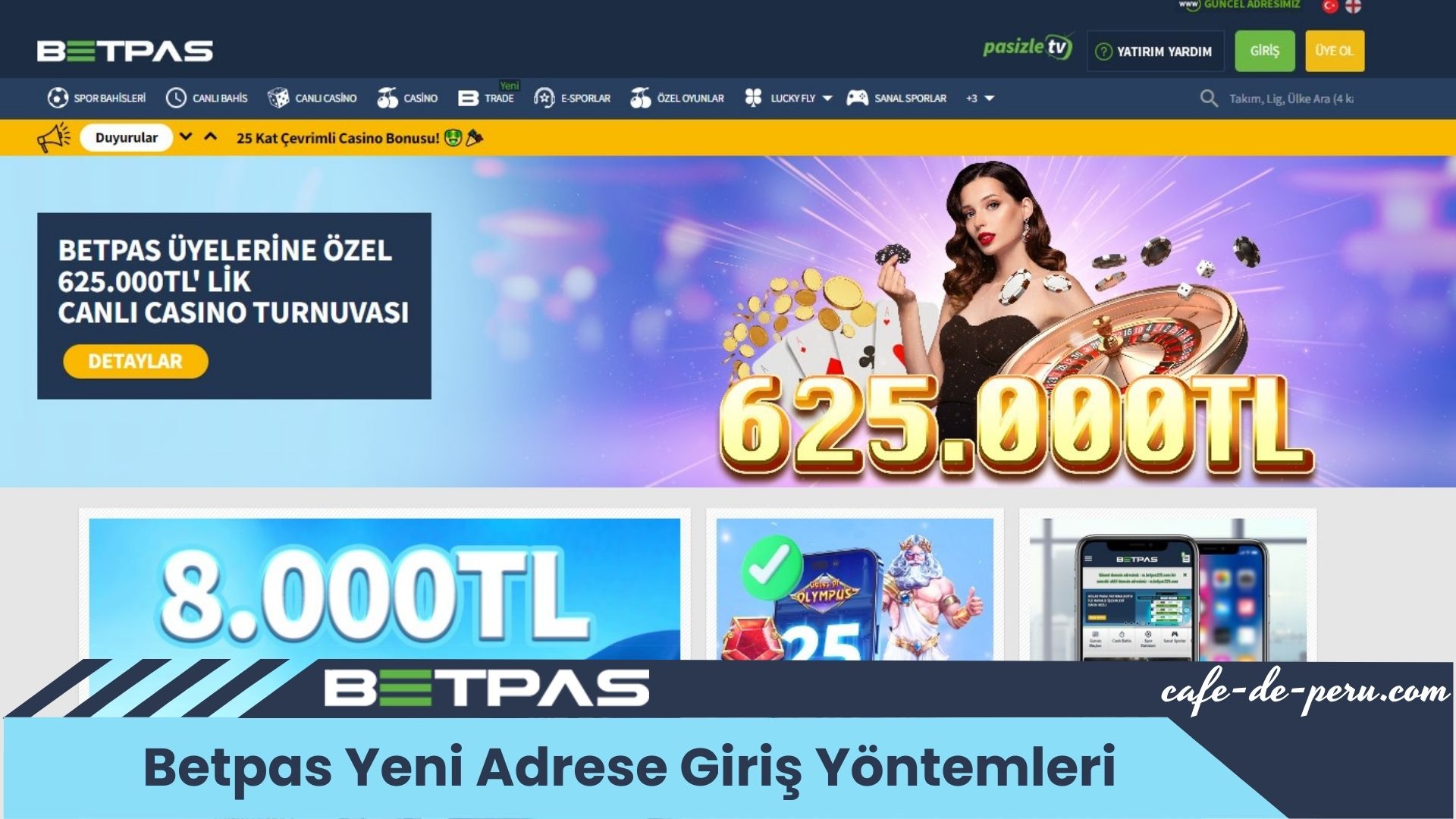 Betpas Yeni Adrese Giriş Yöntemleri