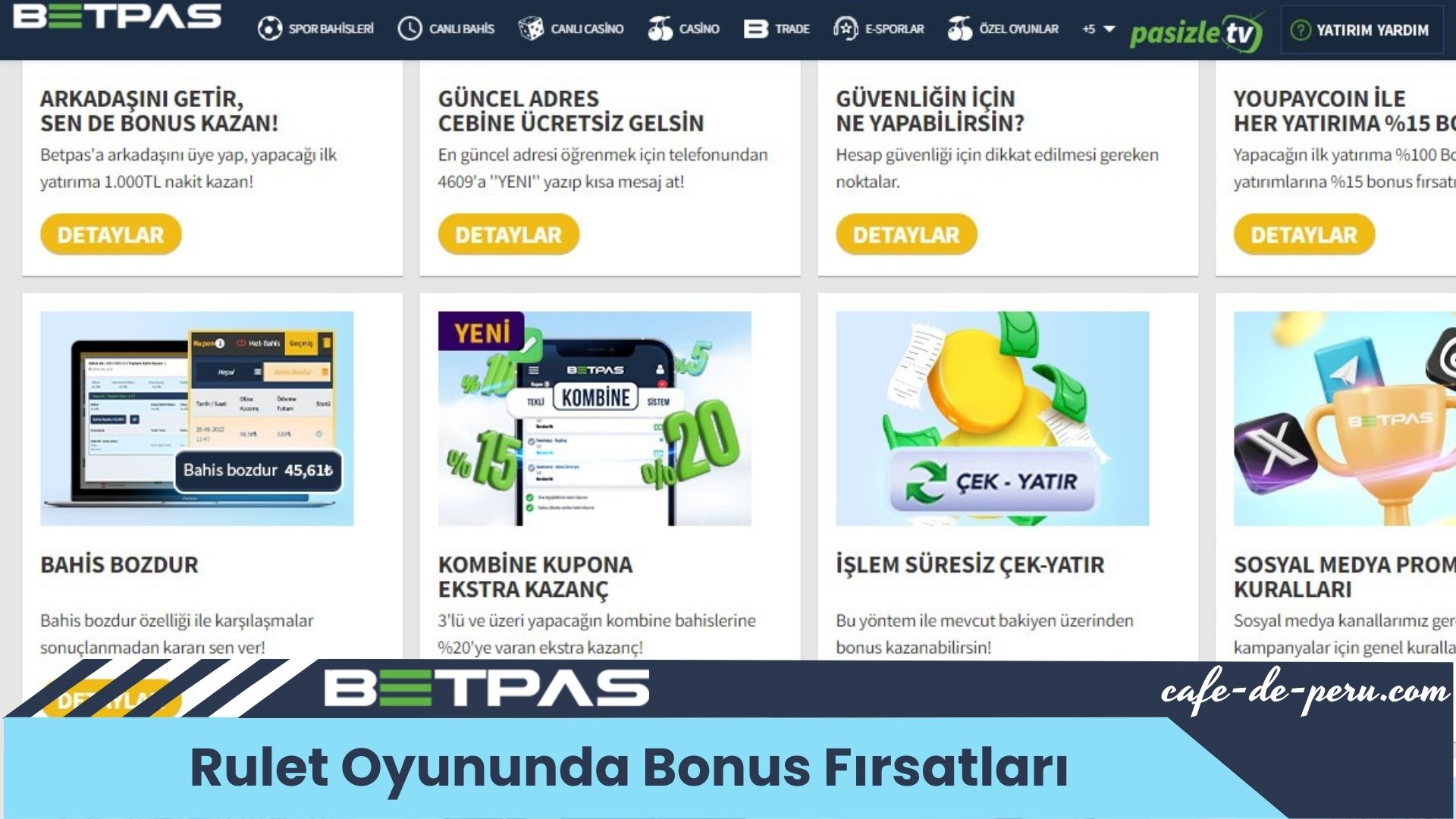 Rulet Oyununda Bonus Fırsatları